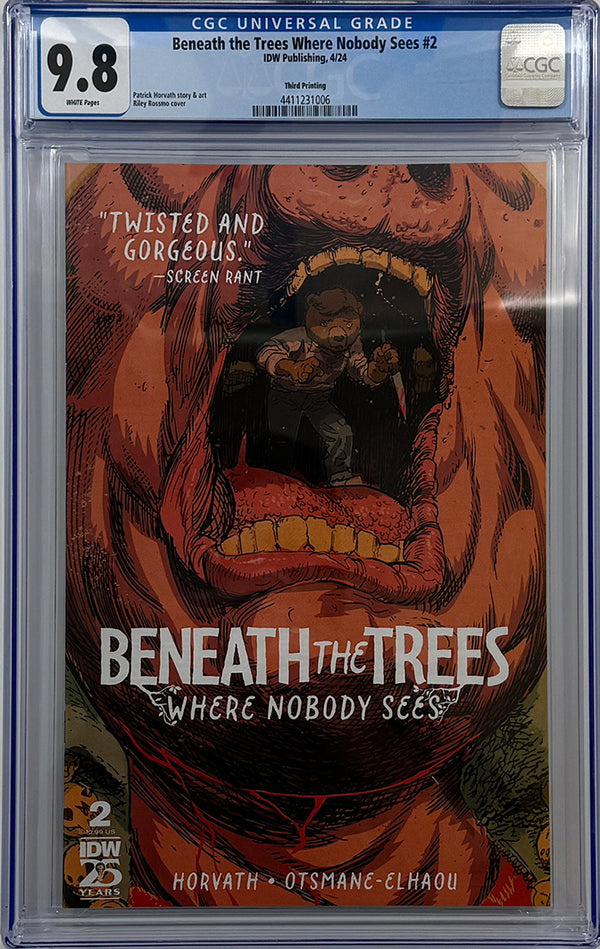 Beneath the Trees Where Nobody Sees #2 | Cover A (Rossmo) (3rd Print) | CGC 9.8