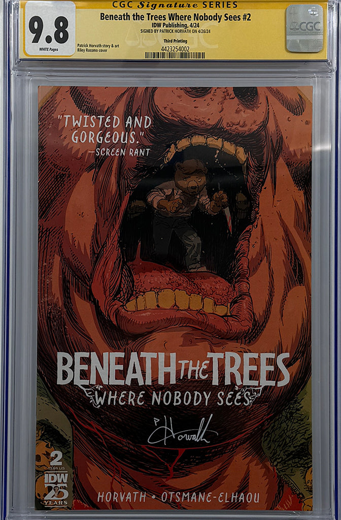 Beneath the Trees Where Nobody Sees #2 | Third Printing | CGC 9.8