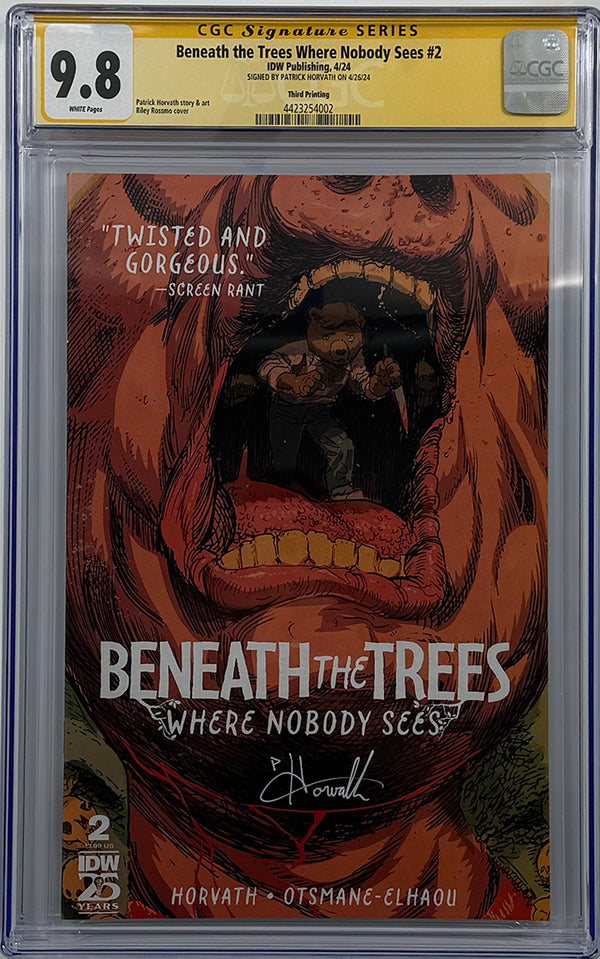 Beneath the Trees Where Nobody Sees #2 | Third Printing | CGC 9.8