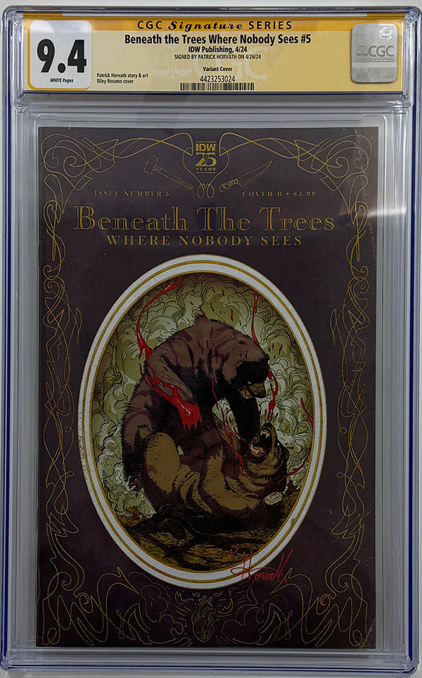 Beneath the Trees Where Nobody Sees #5 | Variant B (Rossmo Storybook Variant) | CGC SS 9.4