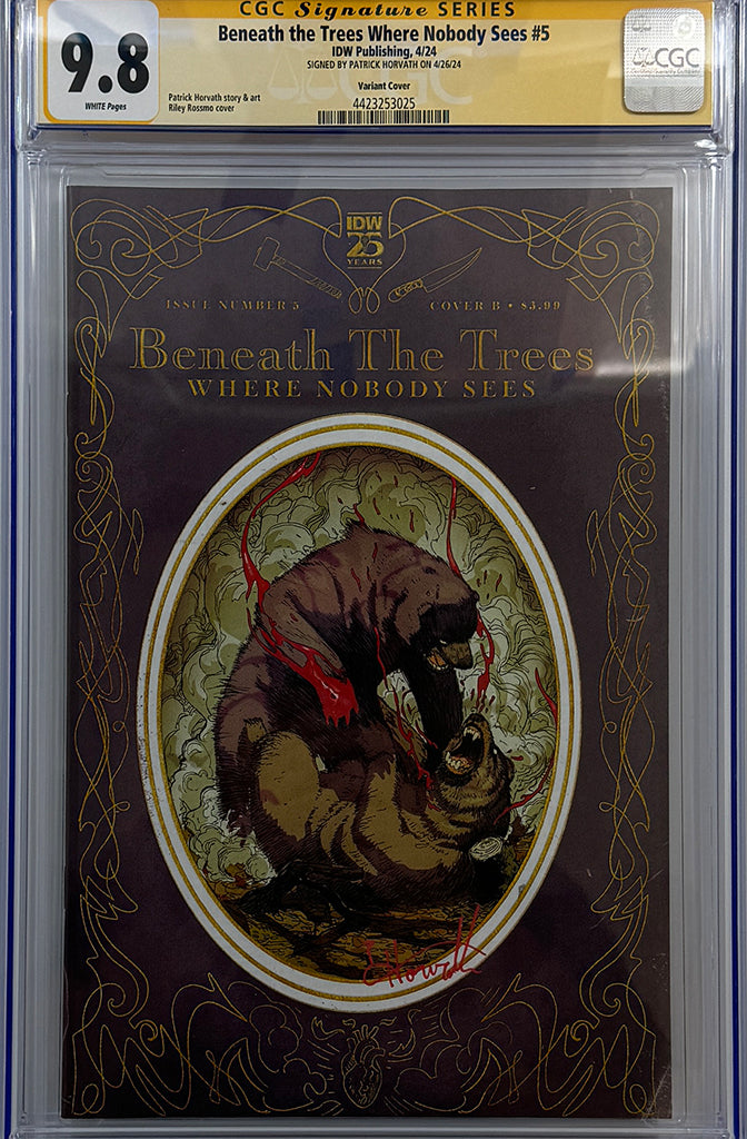 Beneath the Trees Where Nobody Sees #5 | Variant B (Rossmo Storybook Variant) | CGC SS 9.8
