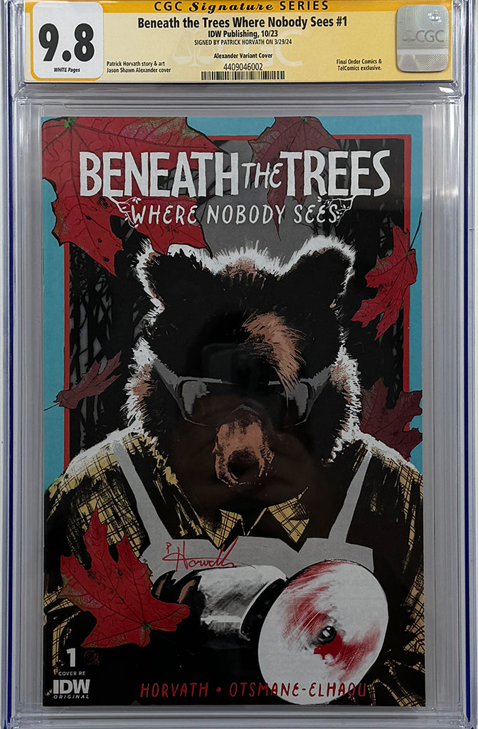 Beneath The Trees Where Nobody Sees #1 | Jason Shawn Alexander Variant | CGC SS 9.8