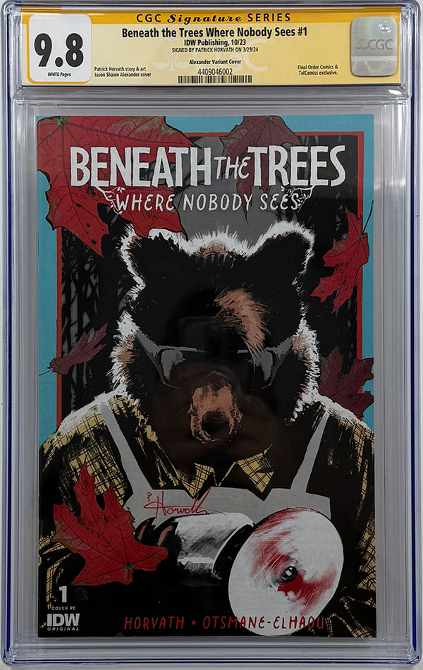 Beneath The Trees Where Nobody Sees #1 | Jason Shawn Alexander Variant | CGC SS 9.8