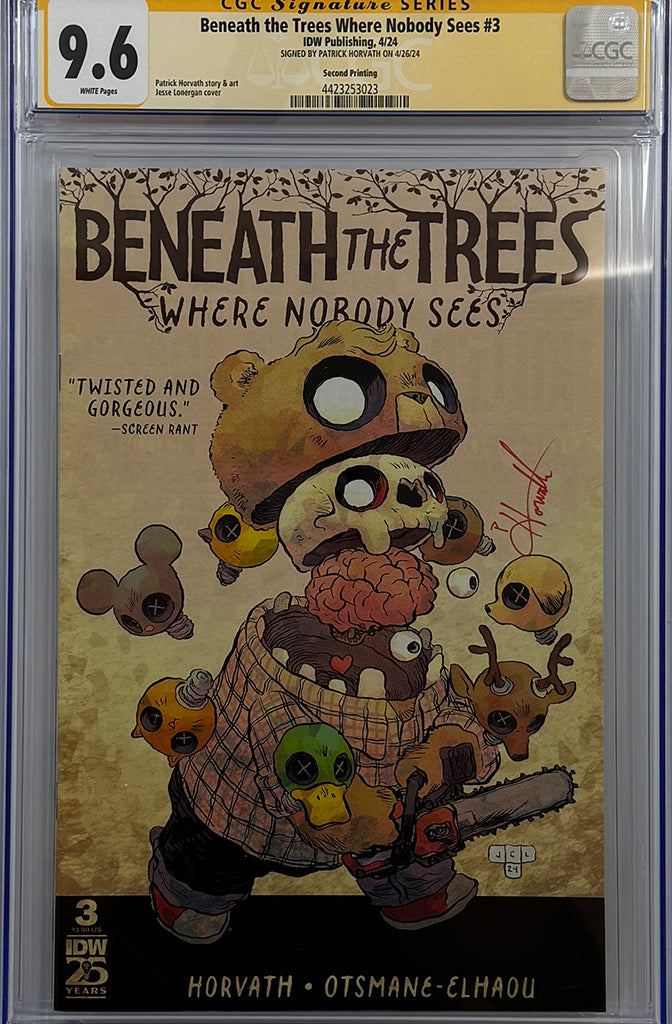 Beneath the Trees Where Nobody Sees #3 | Cover A (Lonergan) (2nd Print) | CGC 9.6