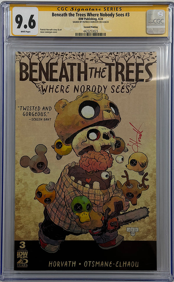 Beneath the Trees Where Nobody Sees #3 | Cover A (Lonergan) (2nd Print) | CGC 9.6
