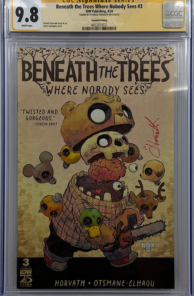 Beneath the Trees Where Nobody Sees #3 | Cover A (Lonergan) (2nd Print) | CGC 9.8
