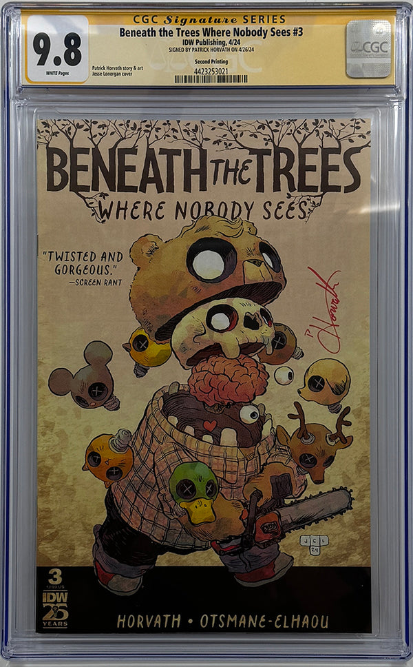 Beneath the Trees Where Nobody Sees #3 | Cover A (Lonergan) (2nd Print) | CGC 9.8