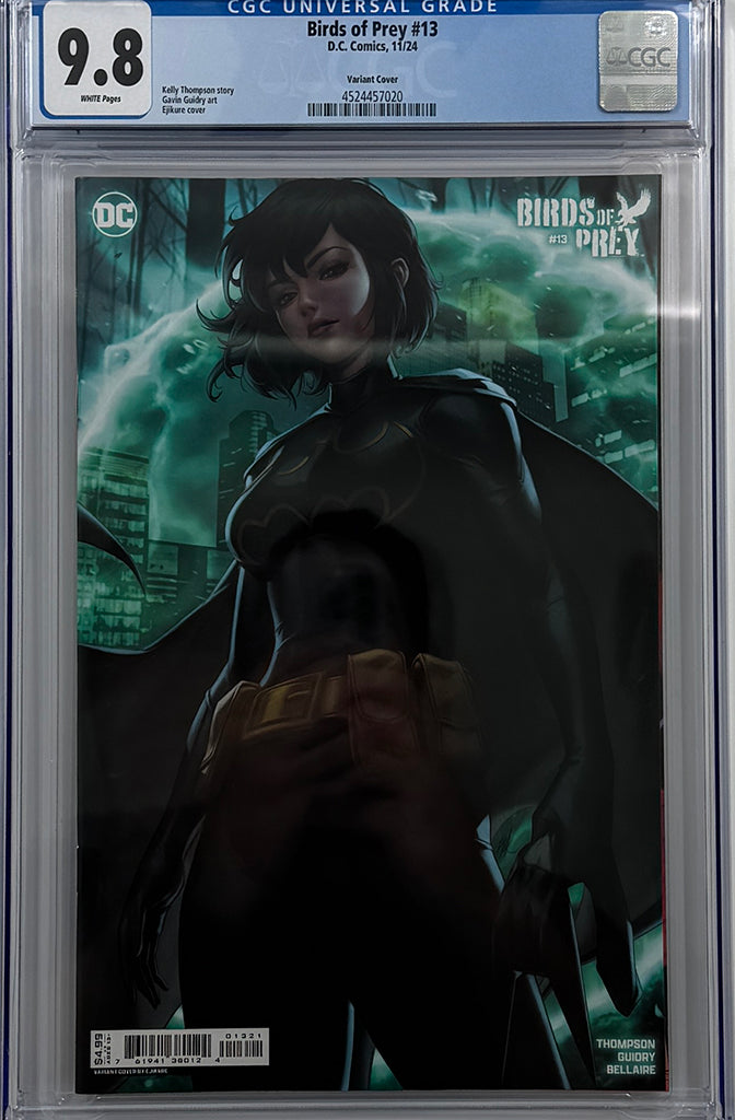BIRDS OF PREY #13 | CVR B EJIKURE CARD STOCK VARIANT | CGC 9.8