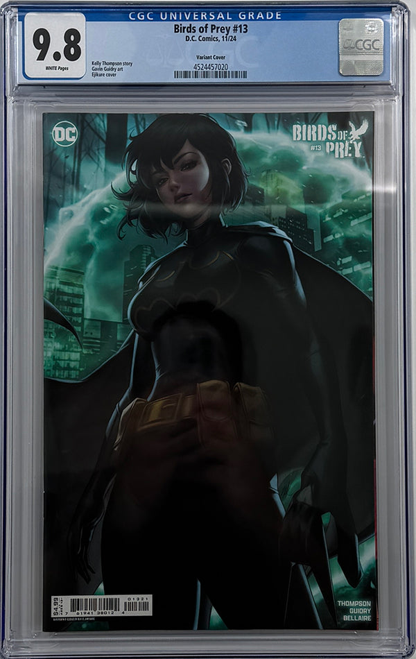 BIRDS OF PREY #13 | CVR B EJIKURE CARD STOCK VARIANT | CGC 9.8