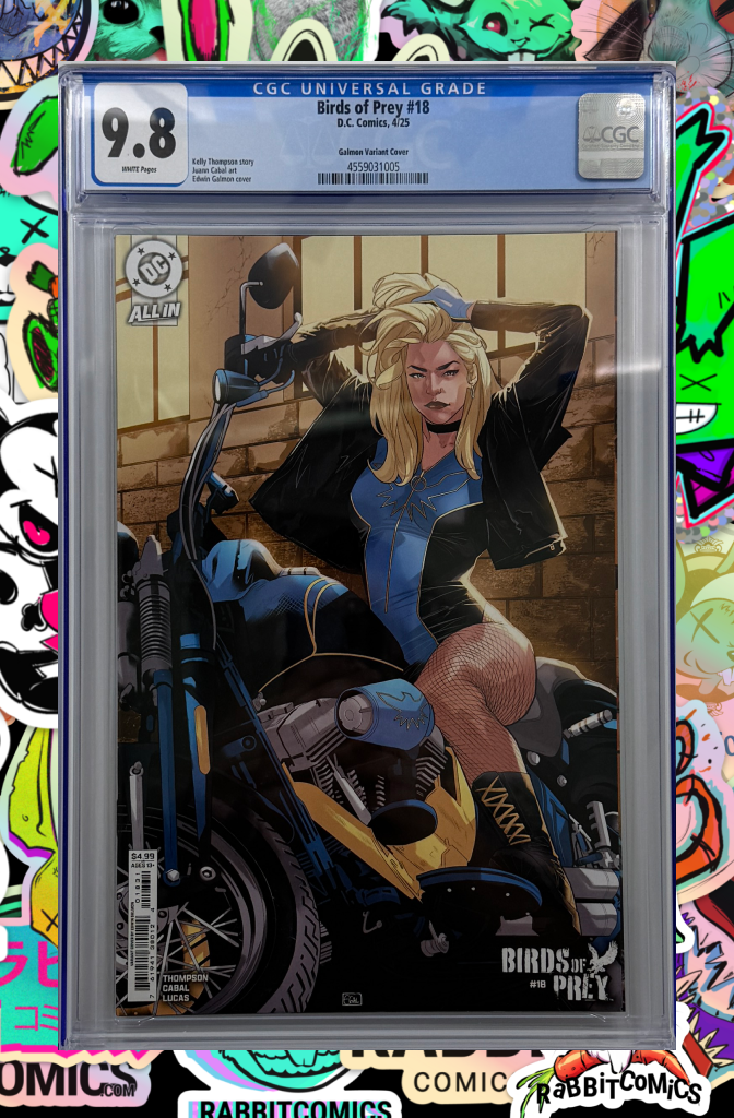 BIRDS OF PREY #18 | CVR C EDWIN GALMON CARD STOCK VAR | CGC 9.8