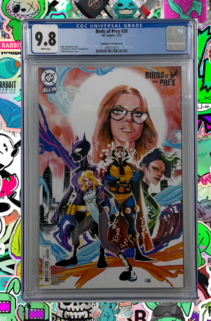 Birds Of Prey #20 | Cover E 1:25 Ratio Robbi Rodriguez Card Stock Variant | CGC 9.8
