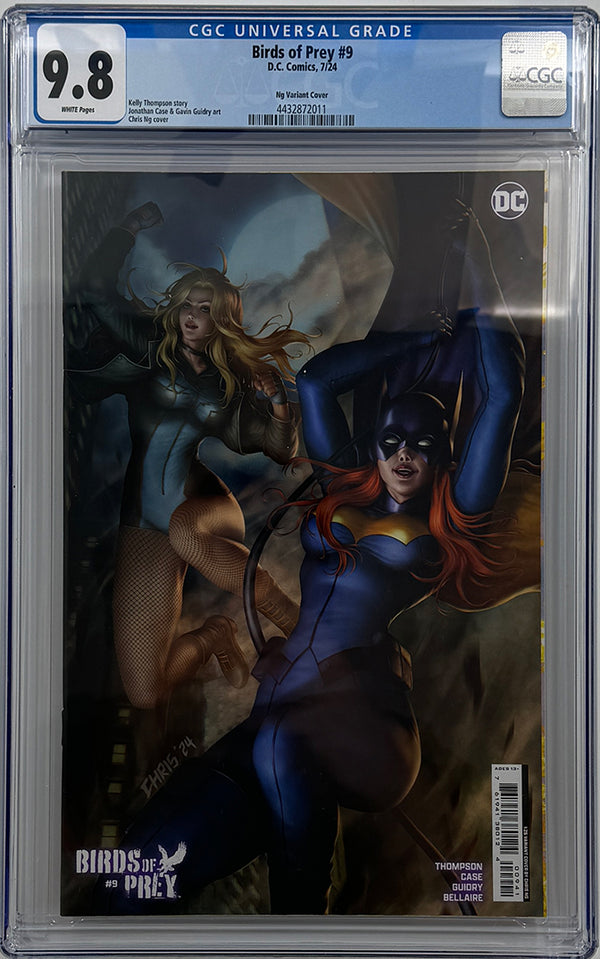 BIRDS OF PREY #9 | CVR E INC 1:25 RATIO VARIANT | CGC 9.8