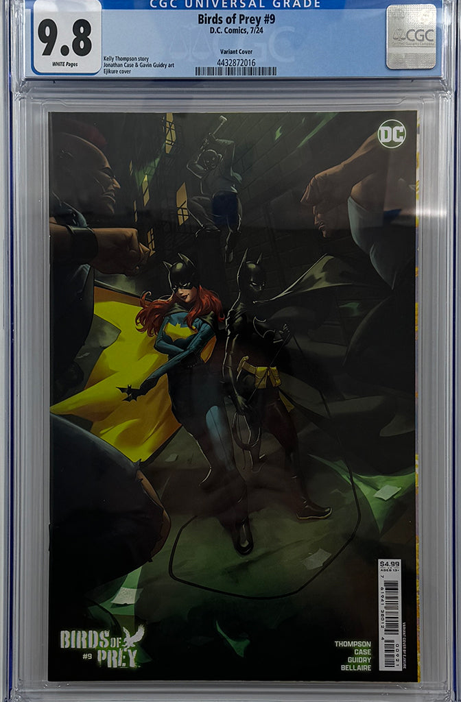 BIRDS OF PREY #9 | CVR B EJIKURE CARD STOCK VARIANT | CGC 9.8