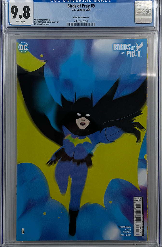 BIRDS OF PREY #9 | CVR C CHRISTIAN WARD CARD STOCK VARIANT | CGC 9.8