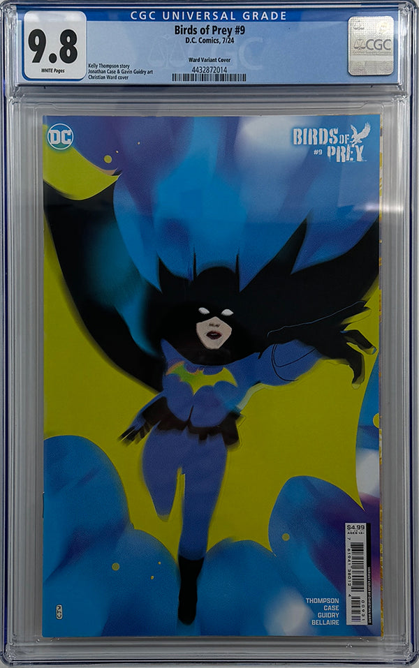 BIRDS OF PREY #9 | CVR C CHRISTIAN WARD CARD STOCK VARIANT | CGC 9.8