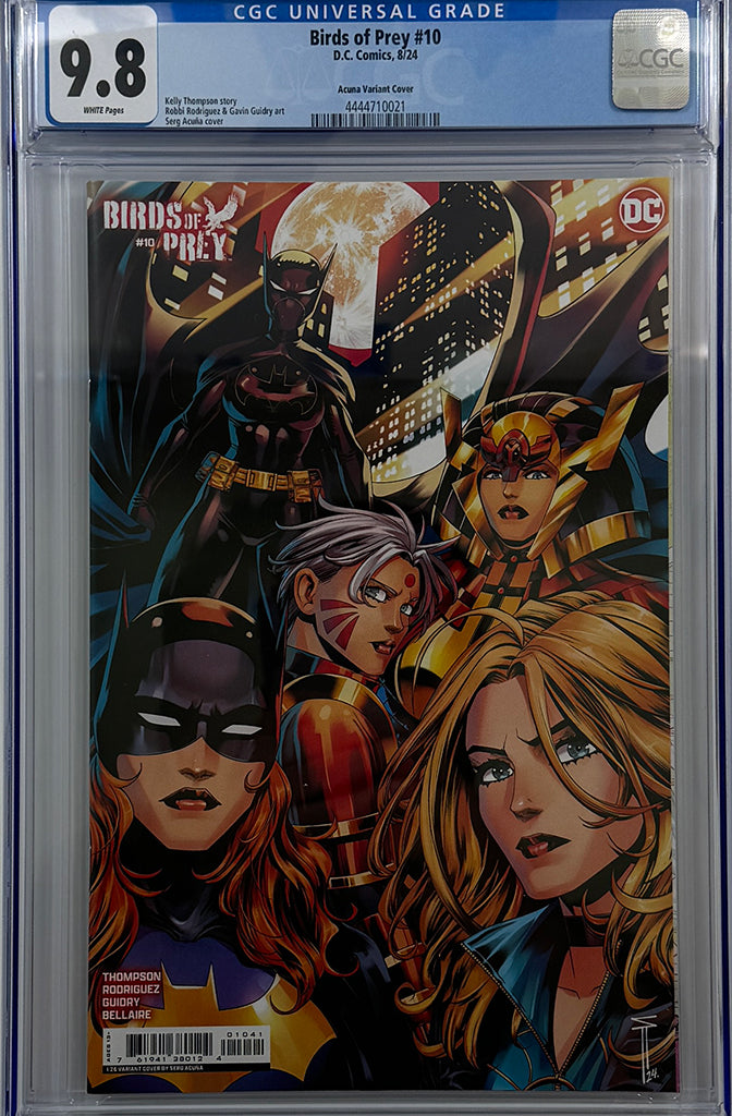BIRDS OF PREY #10 | CVR D INC 1:25 RATIO VARIANT | CGC 9.8