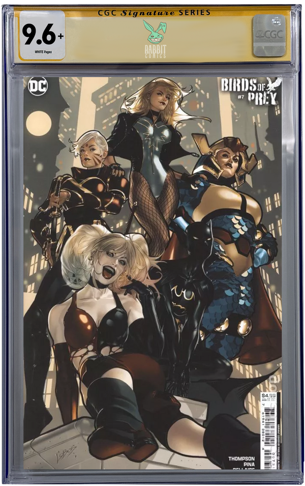 BIRDS OF PREY #7 | CVR C PABLO VILLALOBOS CARD STOCK VARIANT | CGC 9.6+ | PREORDER