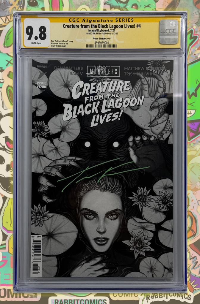 Creature from the Black Lagoon Lives! #4 | Jenny Frison Sketch Variant  | CGC SS 9.8