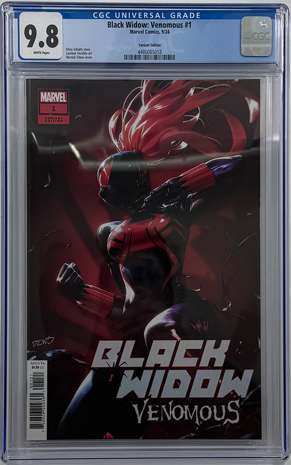 BLACK WIDOW: VENOMOUS #1 | DERRICK CHEW BLACK WIDOW VARIANT | CGC 9.8