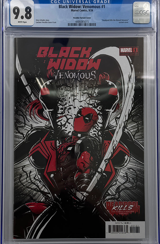 BLACK WIDOW: VENOMOUS #1 | VECCHIO DEADPOOL KILLS THE MARVEL UNIVERSE VARIANT | CGC 9.8