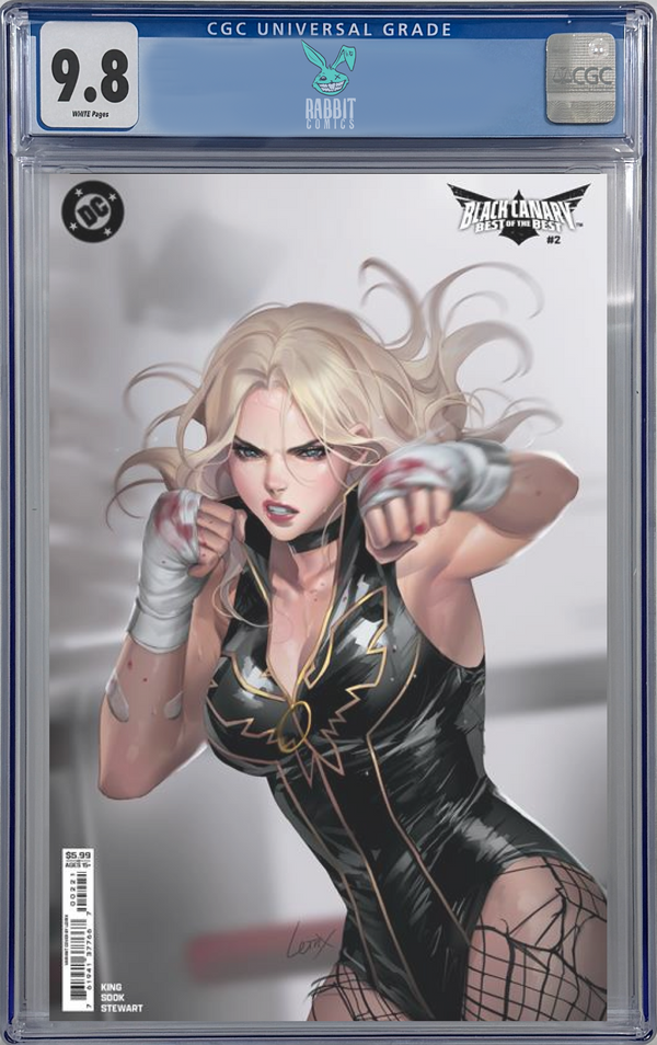 BLACK CANARY BEST OF THE BEST #2 (OF 6) | CVR B LESLEY LEIRIX LI CARD STOCK VAR | CGC 9.8 | PREORDER