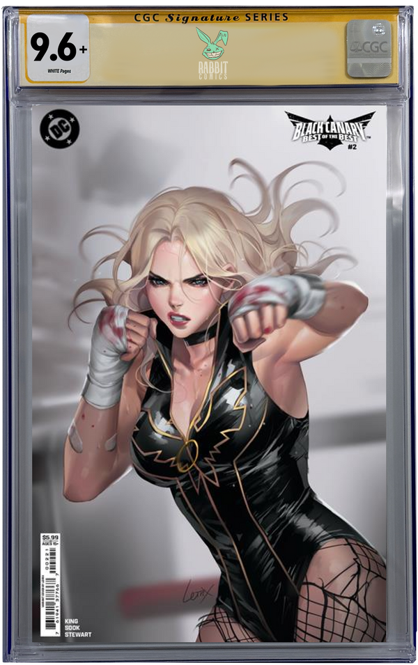 BLACK CANARY BEST OF THE BEST #2 (OF 6) | CVR B LESLEY LEIRIX LI CARD STOCK VAR | CGC SS 9.6+ | PREORDER