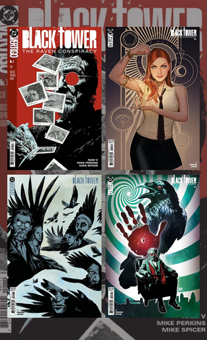 BLACK TOWER THE RAVEN CONSPIRACY #1 | CVR A,B,C,D | 4 Book Bundle