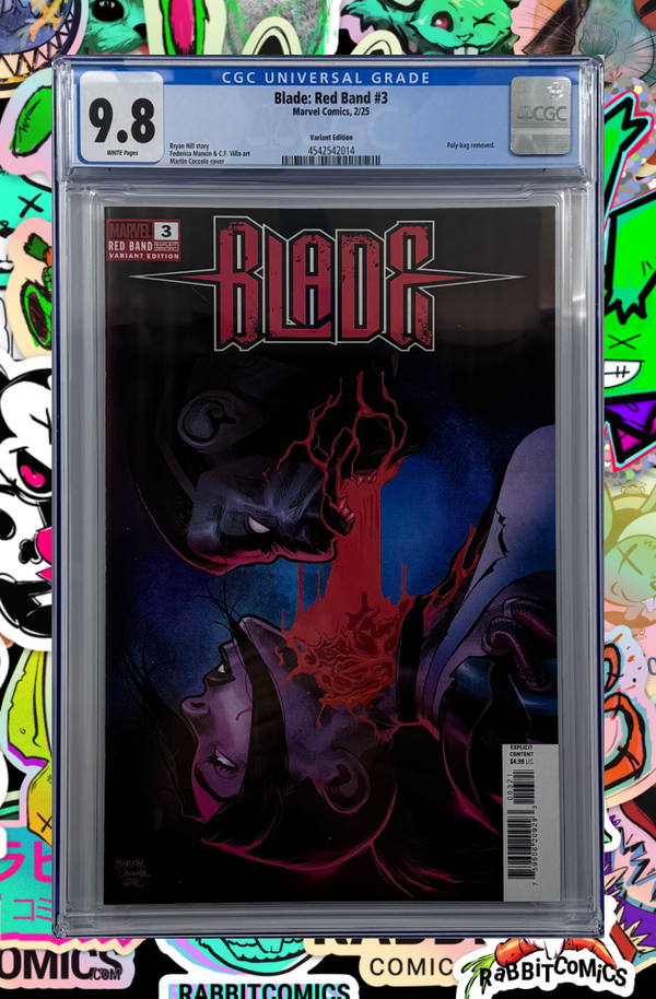 BLADE: RED BAND #3 | MARTIN COCCOLO VARIANT | CGC 9.8