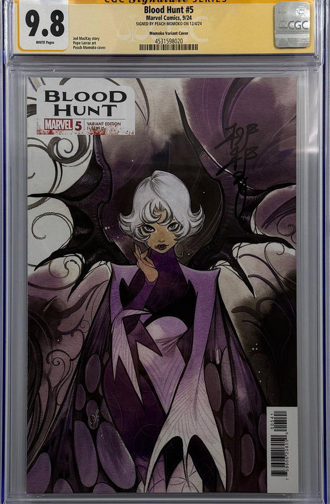 BLOOD HUNT #5 | PEACH MOMOKO VARIANT | CGC SS 9.8