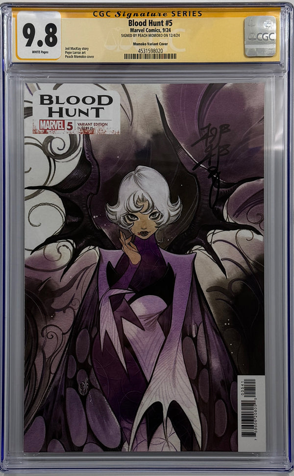 BLOOD HUNT #5 | PEACH MOMOKO VARIANT | CGC SS 9.8