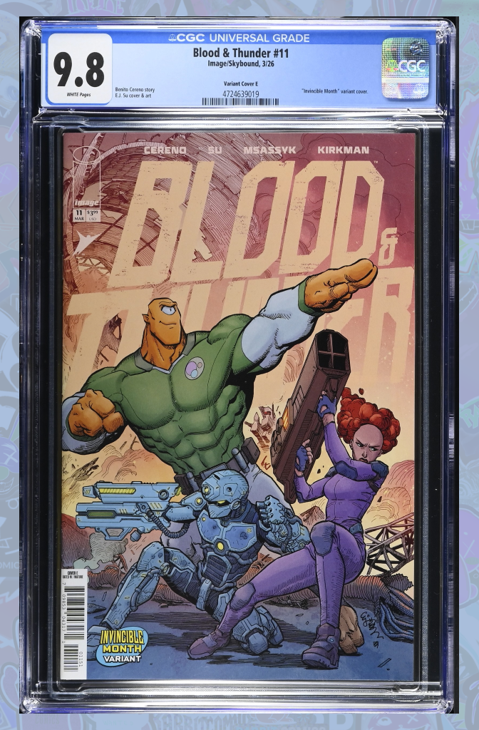 Blood & Thunder #11 Cover E Ej Su & Msassyk Invincible Team Up Variant | CGC 9.8