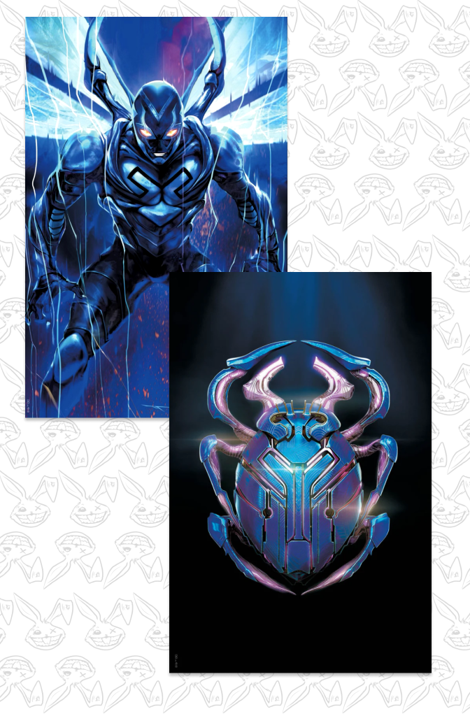 Blue Beetle #1 | Movie Poster Foil Virgin Variant + Ivan Toa Variant Bundle