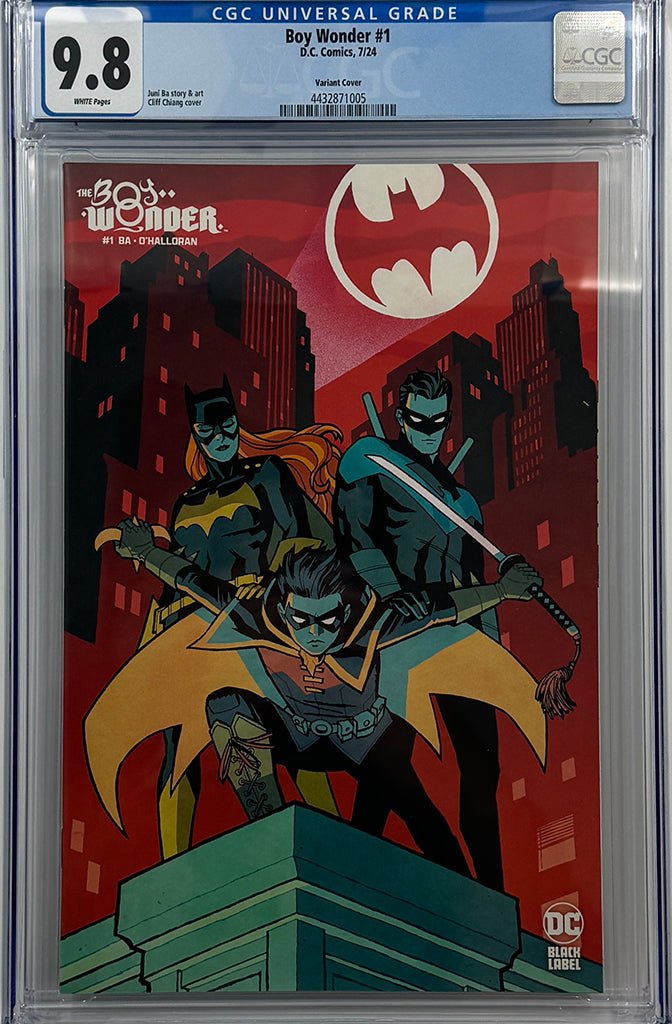THE BOY WONDER #1 (OF 5) | CVR B CLIFF CHIANG VARIANT | CGC 9.8