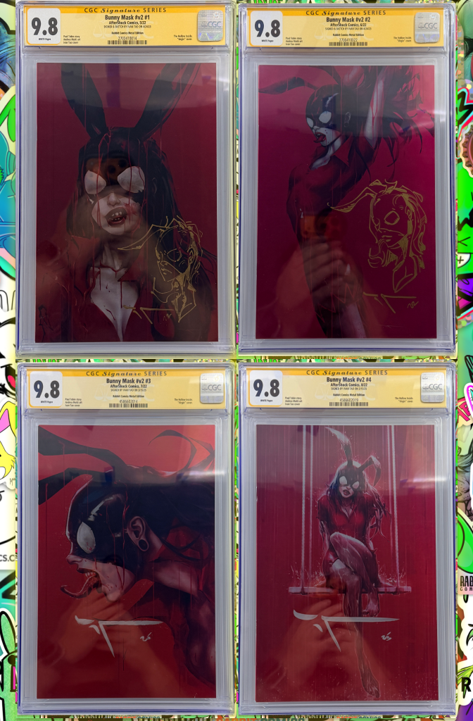 Bunny Mask the Hollow Inside 1-4 | Tao Metal Variant Set | CGC SS 9.8