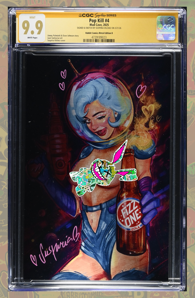 Pop Kill #4 (Of 4) | Suspiria Spicy Metal Variant | Rabbit Exclusive | CGC SS 9.9