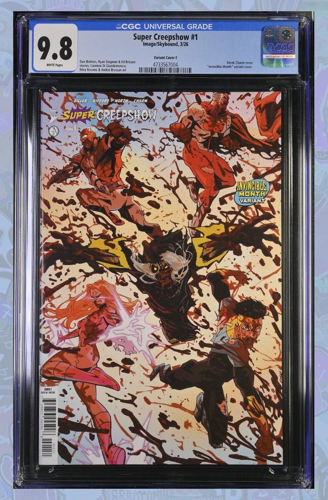 Super Creepshow #1 (Of 5) Cover E Rossi Gifford Invincible Team Up Variant | CGC 9.8