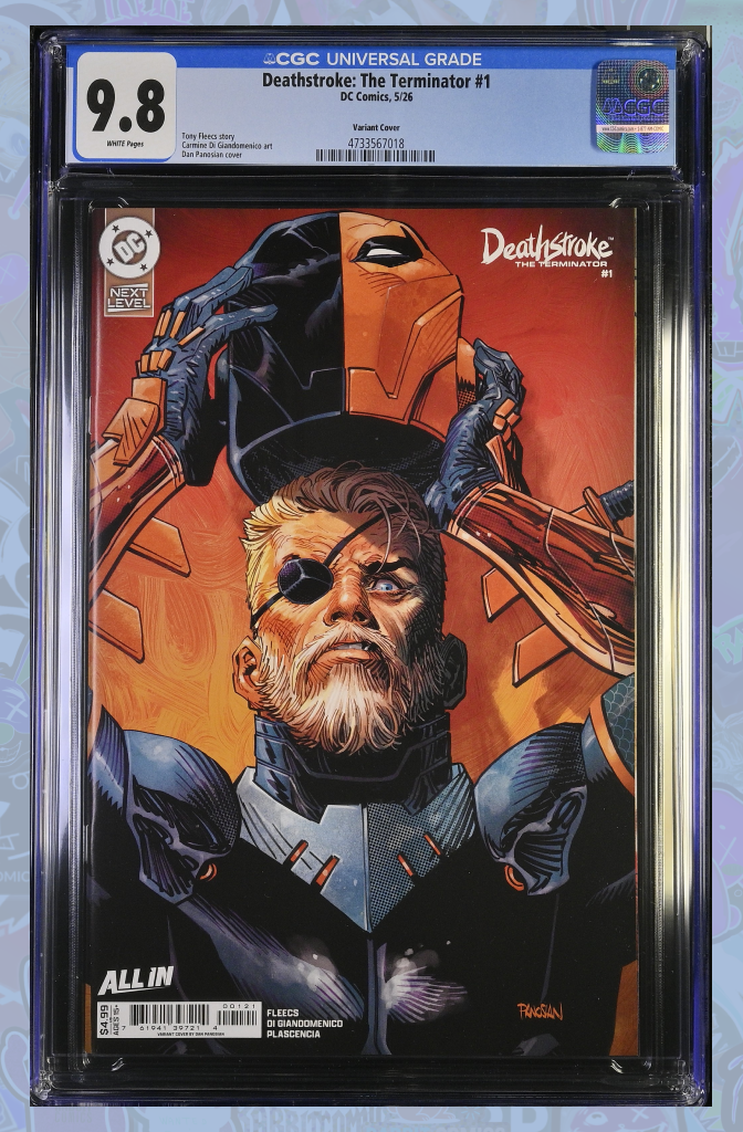 Deathstroke The Terminator #1 Cover B Dan Panosian Card Stock Variant | CGC 9.8
