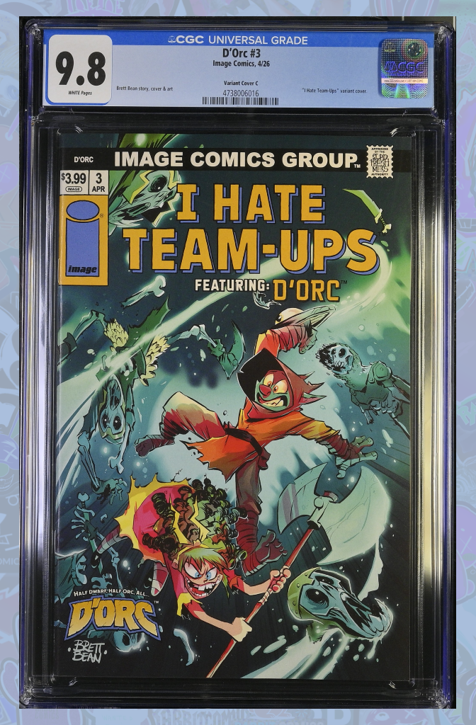 Dorc #3 Cover C Brett Bean I Hate Fairyland Team Up Variant | CGC 9.8