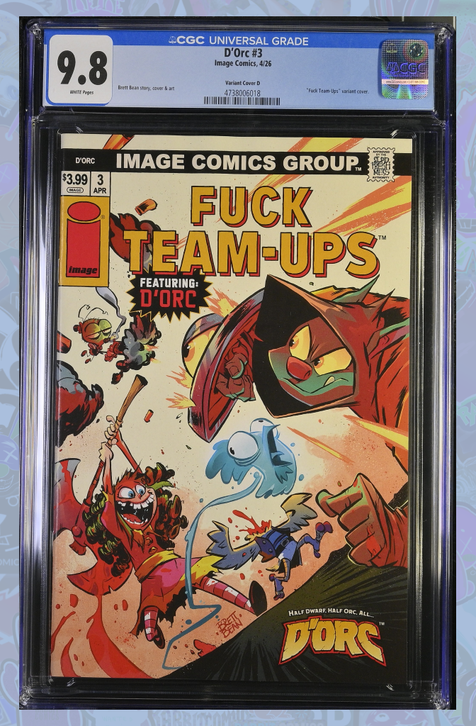 Dorc #3 Cover D Brett Bean I Hate Fairyland Team Up Nsfw Variant | CGC 9.8