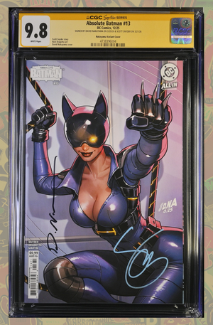 ABSOLUTE BATMAN #13 DAVID NAKYAMA VARIANT | 2X SIGNED  | CGC SS 9.8