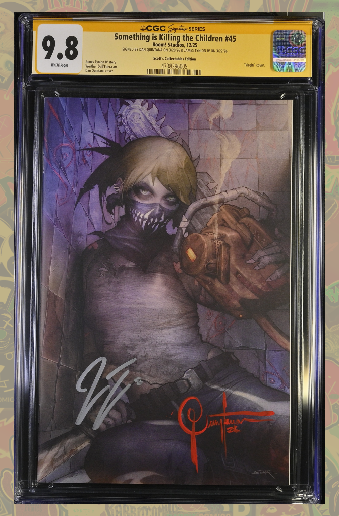 Something Is Killing The Children #45 | Dan Quintana Virgin Variant | 2x Signed | CGC SS 9.9