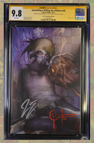 Something Is Killing The Children #45 | Dan Quintana Virgin Variant | 2x Signed | CGC SS 9.9