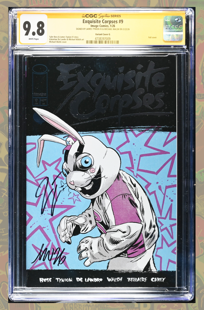 Exquisite Corpses #9 Cover G 1 Per Store Foil Michael Walsh | 2x Signed | CGC SS 9.8