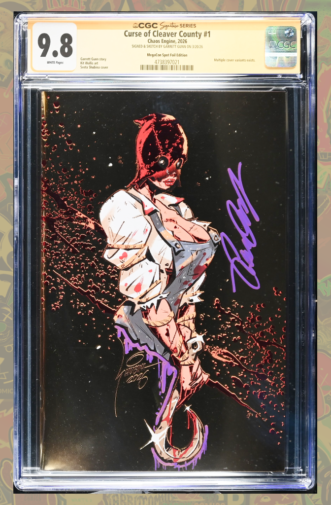 CURSE OF CLEAVER COUNTRY #1 | SVETA SHUBINA GOLD SPOT FOIL | CGC SS 9.8