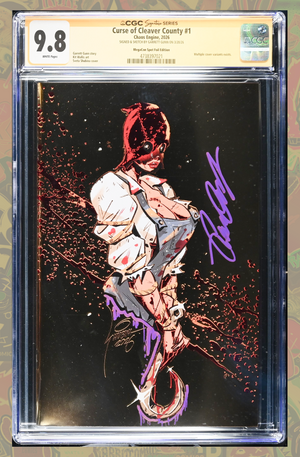 CURSE OF CLEAVER COUNTRY #1 | SVETA SHUBINA GOLD SPOT FOIL | CGC SS 9.8