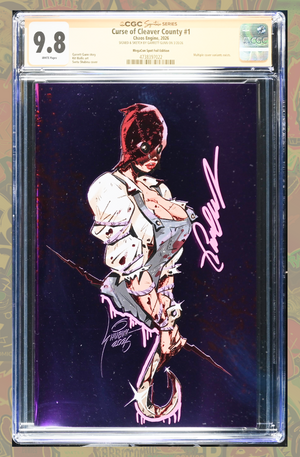 CURSE OF CLEAVER COUNTRY #1 | SVETA SHUBINA PURPLE SPOT FOIL | CGC SS 9.8
