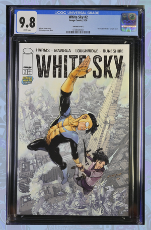 WHITE SKY #2 CVR C JP MAVINGA INVINCIBLE TEAM UP VAR | CGC 9.8