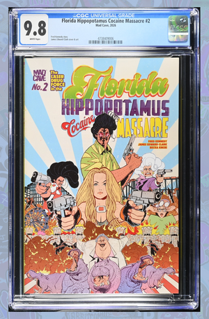 Florida Hippopotamus Cocaine Massacre #2 (Of 4) (Mature) | CGC 9.8