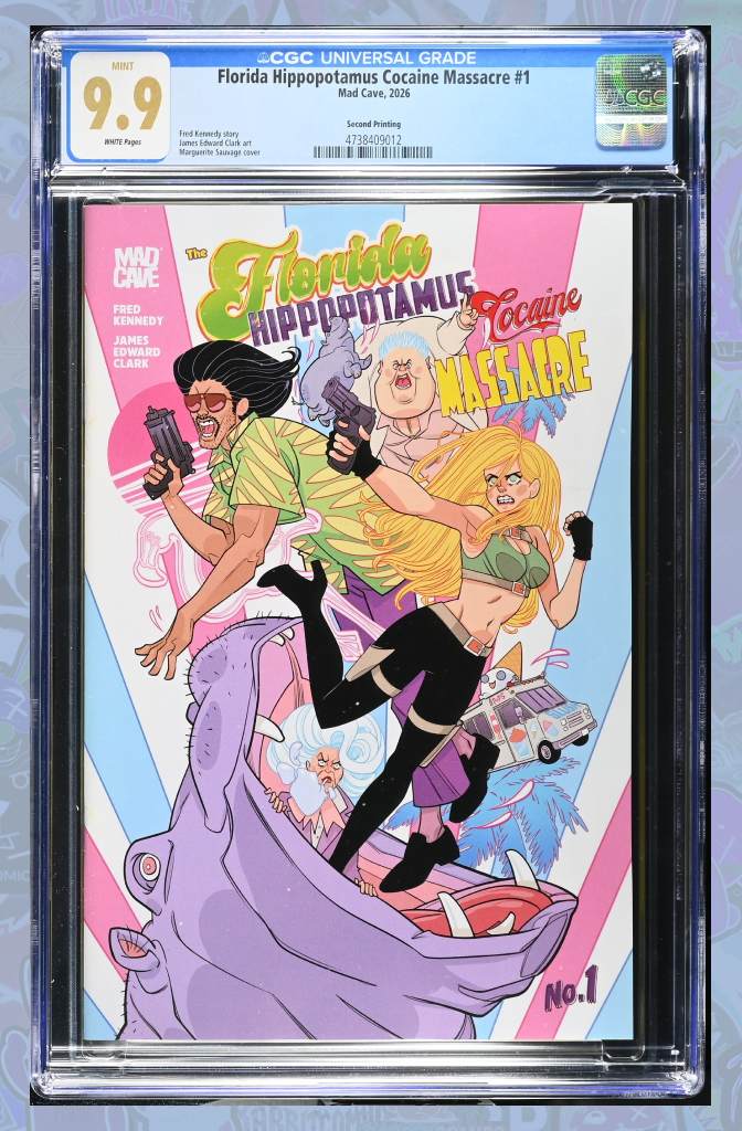 Florida Hippopotamus Cocaine Massacre #1 (Of 4) 2nd Print (Mature) | CGC 9.9