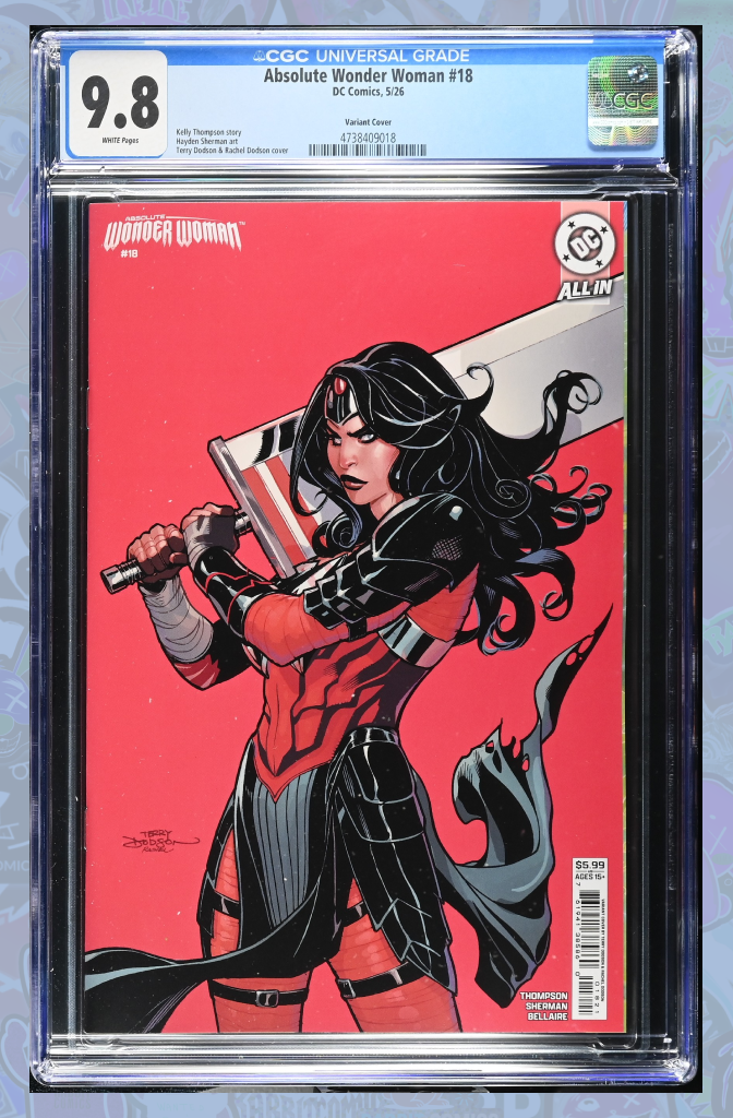 Absolute Wonder Woman #18 Cover B Terry Dodson Variant | CGC 9.8